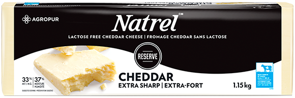 Extra sharp cheddar cheese | Natrel