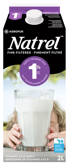 Natrel Fine Filtered Milk 1% 2L