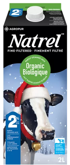 Lait finement filtré biologique 2 % Natrel