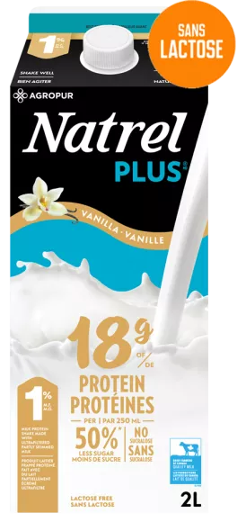 Natrel Plus Vanille Breuvage Laitier Protéiné 2L