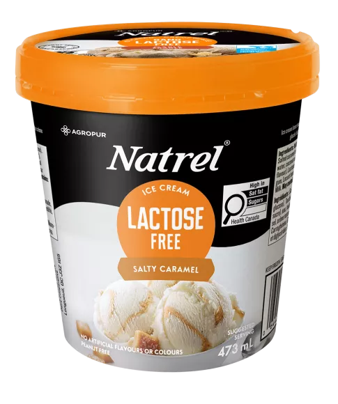 Salty Caramel Lactose Free Ice Cream