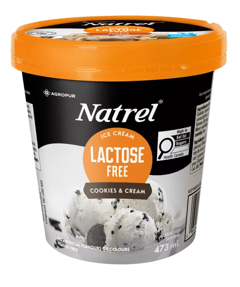 Cookies and Cream Lactose Free Ice Cream