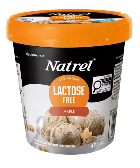 Maple Lactose Free Ice Cream